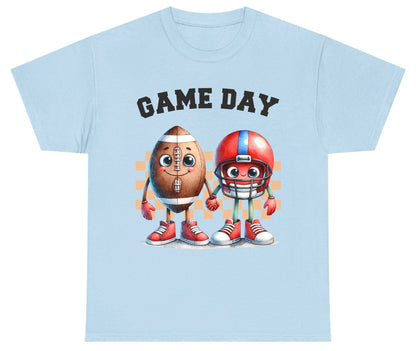 Game Day american football Youth T-Shirt Light Blue product mockup