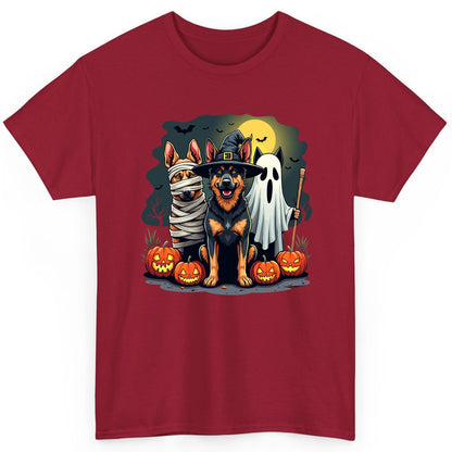 Halloween Dogs in Costumes Halloween dogs T-Shirt Cardinal Red product mockup