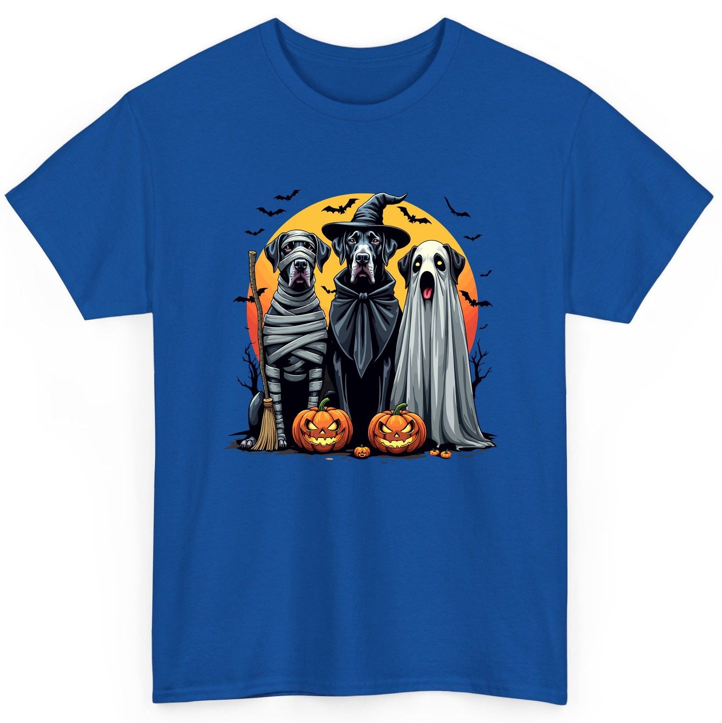 Halloween Dogs in Costumes Halloween dogs T-Shirt Royal product mockup