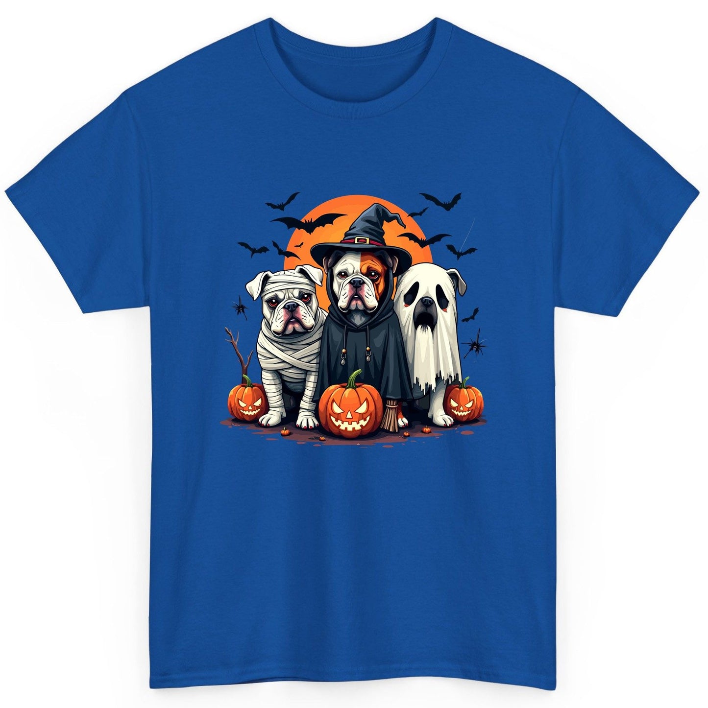 Halloween Bulldogs Costumes Halloween bulldogs T-Shirt Royal product mockup