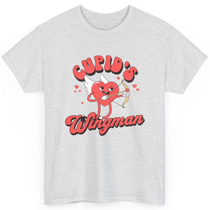 Cupid's Wingman Valentine's Day T-Shirt Ash product mockup