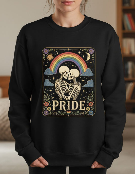 Pride Vintage Lgbtq Sweatshirt - product mockup - Black